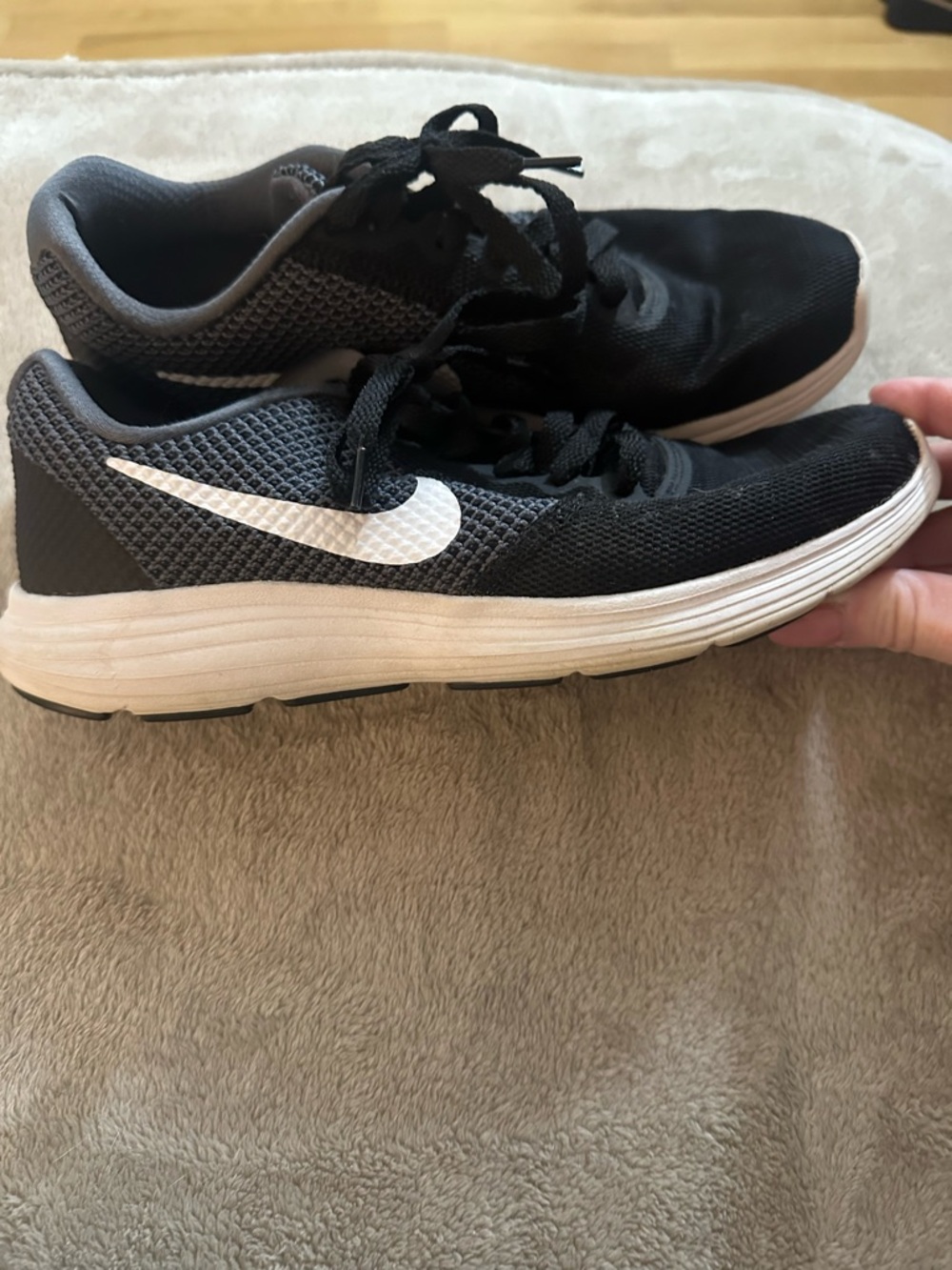 Nike Black and White Athletic Sneakers